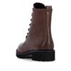 Remonte Laced Eylet Ankle Boot - Brown Leather